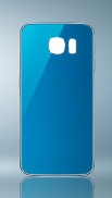 Заден капак за Samsung G920 Galaxy S6 Син Топаз