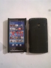 Черен силиконов твърд гръб за SonyEricsson X10