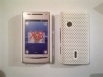 Бял силиконов твърд гръб за SonyEricsson X8