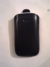 Черен калъф за HTC HD от естествена кожа