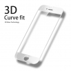 3D Стъклен протектор за Apple iPhone 6/6S Бял