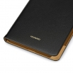 Оригинален кожен калъф тефтер за Huawei P8 lite Черен