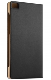 Оригинален кожен калъф тефтер за Huawei P8 lite Черен