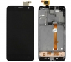Дисплей + Tъч скрийн + Рамка за Alcatel Idol mini 6012 Черен