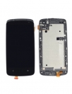 Дисплей + Тъч скрийн + Рамка за HTC Desire 500 Черен