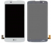 Дисплей + Тъч скрийн за LG K8 Бял