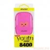 Допълнителна Батерия Awei Power Bank P81K 8400mAh (РОЗОВА)