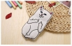 Силиконов Калъф,Котка за Apple iPhone 6G/6S ,Бял