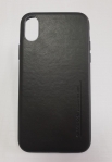 Кожен калъф VORSON Crafted 1 Черен за iPhone X