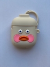 Силиконов калъф за AIRPODS 3D Бяло Пате
