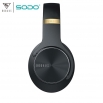 Wireless Слушалки с Handsfree + Speaker Модел-SODO DOQAUS VOGUE 9 Черно/Бежов