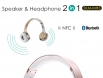 Wireless Слушалки с Handsfree + Speaker Модел-SODO DOQAUS VOGUE 9 Сребристи