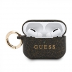 Черен брокатен Калъф на GUESS за Apple Airpods Pro
