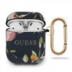 Флорален Калъф на GUESS за Apple Airpods Черен