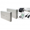 Кутия за хард диск SATA 3.5" USB 2.0 /Сребриста