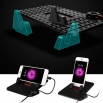 Стойка/Подложка за автомобил с магнитен USB Micro + iPhone Remax