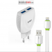 Мрежово Зарядно Устройство за iPhone 5/6/7,EMY MY-221 с кабел