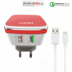 Мрежово зарядно устройство LDNIO A2405Q,Quick Charge 2.0 с Micro USB Кабел