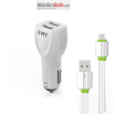 Зарядно устройство за кола EMY MY-112 с Micro USB кабел