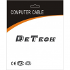 USB Lightning кабел Flat с магнит за iPhone/Универсален -  DeTech 