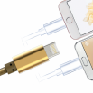 Комбиниран USB Кабел 2 в 1,Micro USB/IPhone Lighting,LDNIO