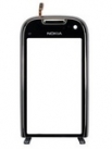 Черен Тъч скрийн с преден панел за Nokia C7