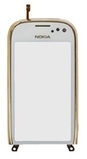 Бял Тъч скрийн за Nokia Oro с Преден Панел 