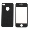 Цветен преден и заден протектор за Apple iPhone 5 Черен