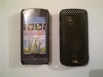 Черен твърд силиконов гръб за Nokia C5-03
