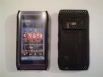 Черен силиконов твърд гръб за Nokia N8 