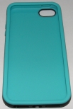 Двуцветен силиконов калъф за Apple iPhone 5 Зелено С Черно