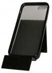 Прозрачен калъф с черна лайсна за Apple iPhone 5