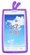Силиконов калъф пиленце за LG Optimus L7 P700 Лилав
