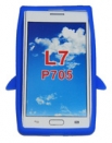 Силиконов калъф пингвин за LG Optimus L7 P700 Син