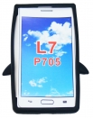 Силиконов калъф пингвин за LG Optimus L7 P700 Черен