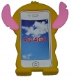 Силиконов калъф stitch за Apple iPhone 4S Жълт