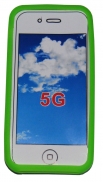 Силиконов калъф Конструктор за Apple iPhone 5 Зелен