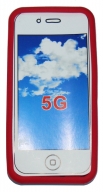Силиконов калъф Конструктор за Apple iPhone 5 Тъмно Розов