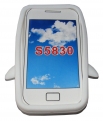 Силиконов калъф пингвин за Samsung S5830 Galaxy Ace Бял