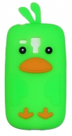 Силиконов калъф пиленце за Samsung I8190 Galaxy S3 mini Зелен