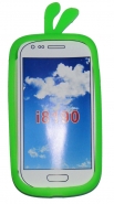 Силиконов калъф пиленце за Samsung I8190 Galaxy S3 mini Зелен
