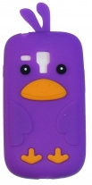 Силиконов калъф пиленце за Samsung I8190 Galaxy S3 mini Лилав