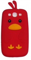 Силиконов калъф пиленце за Samsung i9300 Galaxy S3 Червен
