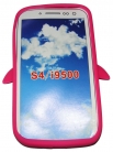 Силиконов калъф пингвин за Samsung i9500 Galaxy S4 Тъмно Розов 