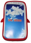Силиконов калъф пингвин за Samsung i9500 Galaxy S4 Червен