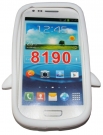 Силиконов калъф пингвин за Samsung I8190 Galaxy S3 mini Бял