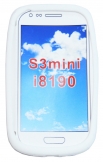 Силиконов калъф панделка за Samsung i8190 Galaxy S3 mini Бял