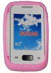 Силиконов калъф панделка за Samsung S5300 Galaxy Pocket Розов
