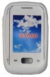 Силиконов калъф панделка за Samsung S5300 Galaxy Pocket Бял