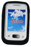 Силиконов калъф панделка за Samsung S5300 Galaxy Pocket Черен